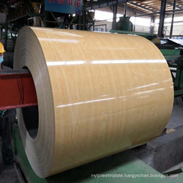 wooden grain ppgi prepainted steel coil metal sheet